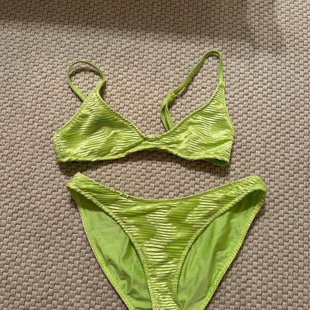 Green Triangle Bikini